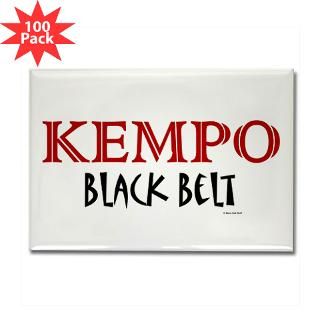 kempo black belt 1 rectangle magnet 100 pack $ 174 99