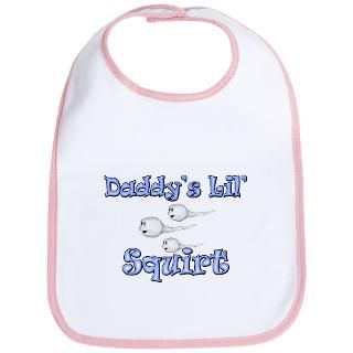 Baby Gifts  Baby Baby Bibs  Daddys Lil Squirt Bib