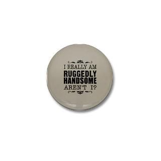 Kikis Ruggedly Handsome Mini Button