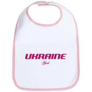 Cheerleader Gifts  Cheerleader Baby Bibs  Ukraina Girl Bib