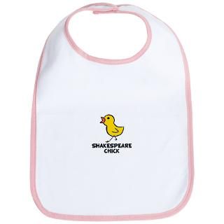 Cool Gifts  Cool Baby Bibs  Shakespeare Chick Bib