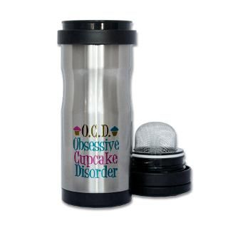 Baker Gifts  Baker Drinkware  Cute Cupcake Tea Tumbler