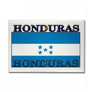Honduras Honduran Flag Rectangle Sticker