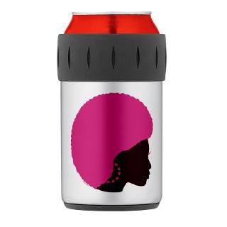 60S Gifts  60S Kitchen and Entertaining  Pink Afro Thermos