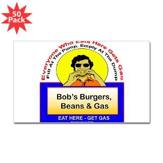 bob burgers rectangle sticker 50 pk $ 180 98