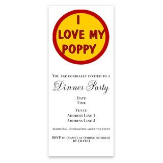 love my poppy Creeper Invitations by Admin_CP4325086