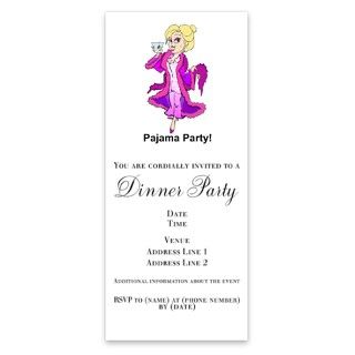 Pajama Party Gal Invitations by Admin_CP4651501