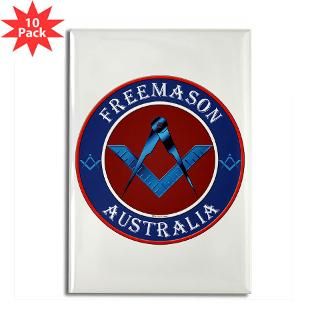 Australian Masons Rectangle Magnet (10 pack)