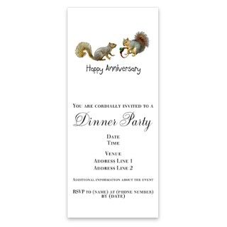 Happy Anniversary Squirrels Invitations by Admin_CP12199227