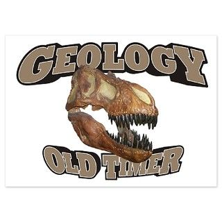Earth Science Gifts  Earth Science Flat Cards  Geology Old Timer 5x7