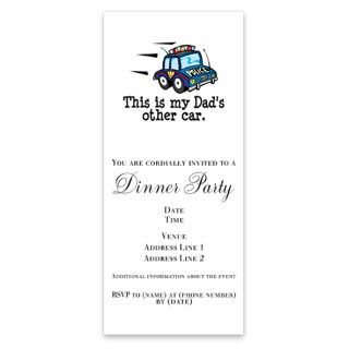 Dads Police Car Invitations by Admin_CP7859459