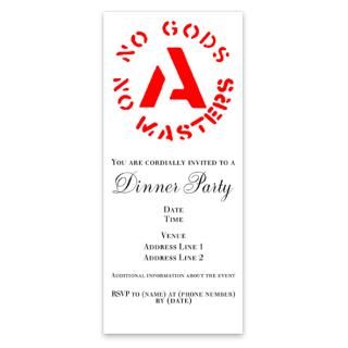 No Gods No Masters Invitations by Admin_CP2396934