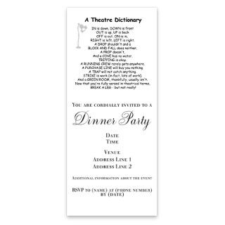 Theatre Dictionary Invitations by Admin_CP4167732