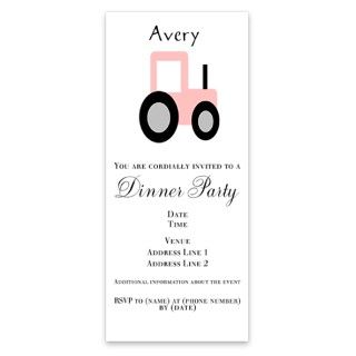 Avery   Pink Tractor Invitations by Admin_CP8223518