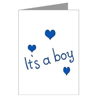 Greeting Cards  Its A Boy Blue Baby Shower Invitations (6