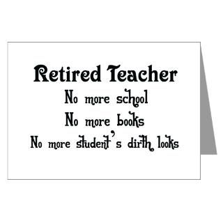 Teacher Retirement Greeting Cards  Buy Teacher Retirement Cards