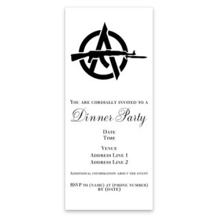 AK 47 Anarchy Symbol Invitations by Admin_CP2396934  507093922