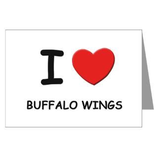 love buffalo wings Greeting Cards (Pk of 10) for