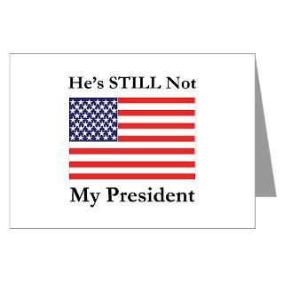 Not My President Greeting Cards (Pk of 10) for