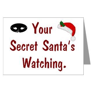 Secret Santas Watching Greeting Cards (Pk of 10) for