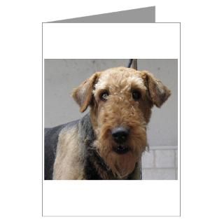 Airedale Terrier Greeting Cards  Buy Airedale Terrier Cards