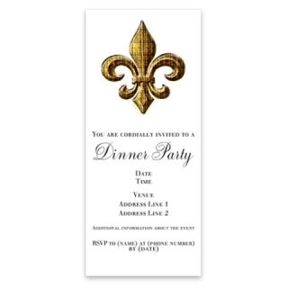 Gold Fleur De Lis Invitations by Admin_CP4421075  507094014