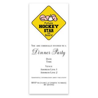 Invitations  Hockey Star on Board Invitations