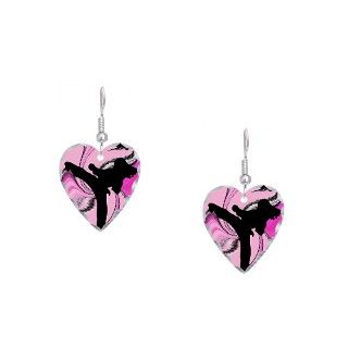 Chic Gifts  Chic Jewelry  Martial Arts Earring Heart Charm