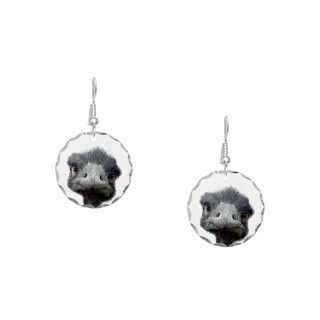 Australia Gifts  Australia Jewelry  Ostrich Earring Circle Charm