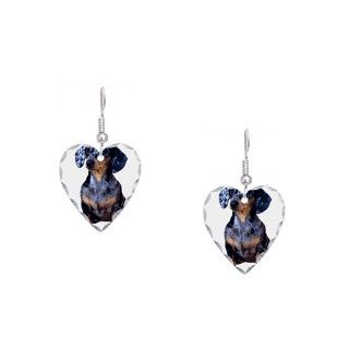 Animals Gifts  Animals Jewelry  Smooth Haired Earring Heart Charm