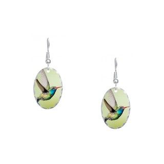Beautiful Gifts  Beautiful Jewelry  Hummingbird Earring Oval Charm
