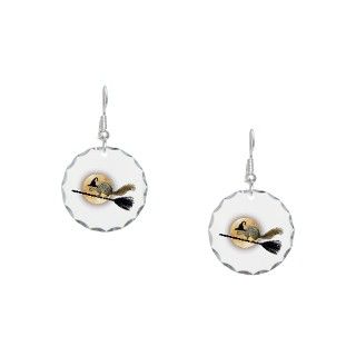 Fly Gifts  Fly Jewelry  Witch Squirrel Earring Circle Charm