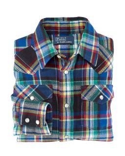 Ralph Lauren Childrenswear Boys Western Shirt   Sizes 4 7