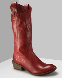 Frye Carson Leather Pull On Boots