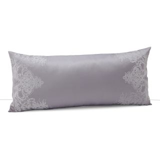 Scroll Frame Embroidered Decorative Pillow, 12 x 26