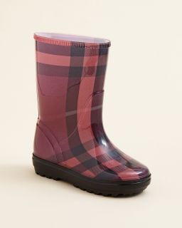 Unisex Check Rain Boots   Sizes 13, 1 4 Child
