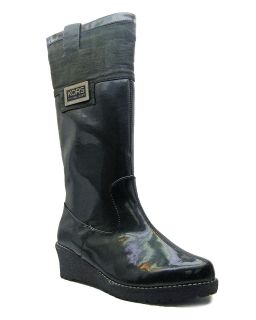 Penny Patent Tall Wedge Boots   Sizes 13, 1 5 Child