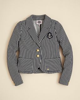 Couture Girls Striped Ponte Jacket   Sizes 6 14