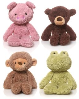 gund fuzzy pig bear monkey and frog $ 15 00 the perfect gift for the