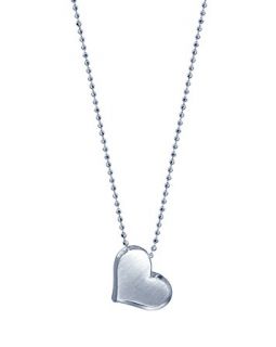 Little Princess Heart Sterling Silver Pendant, 16