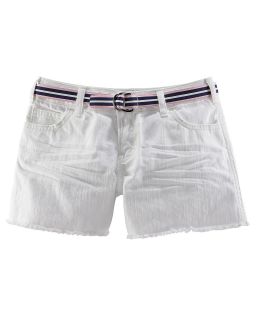 Ralph Lauren Childrenswear Girls White Leora Shorts   Sizes 7 16