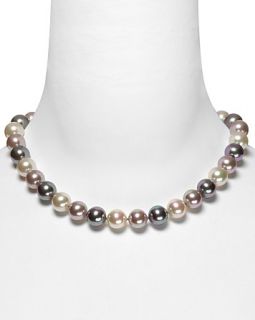 Majorica 12mm Multi Man made Pearl Necklace 17