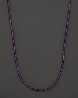 Amethyst Faceted Rondelles Necklace, 17