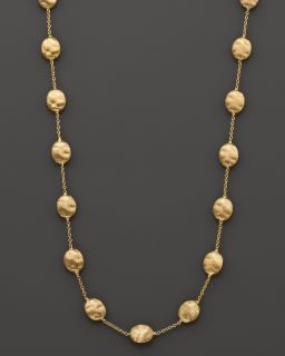 Collection Large Bead Necklace in 18 Kt. Yellow Gold