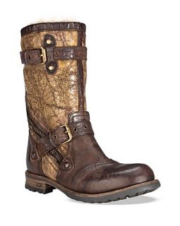 UGG® Collection Flat Buckle Boots   Adela