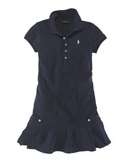 Ralph Lauren Childrenswear Girls Mesh Polo Knit Dress   Sizes S XL