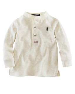 Infant Boys Uneven Rib Henley   Sizes 9 24 months