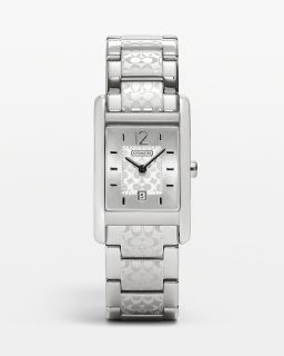Carlisle Stainless Steel Bracelet with Signature Etched Center Link
