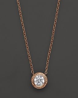 14K Rose Gold Pendant Necklace, .25 ct. t.w.