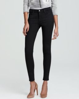 Brand Jeans   Mid Rise 620 Super Skinny Eyelet Leg in Black